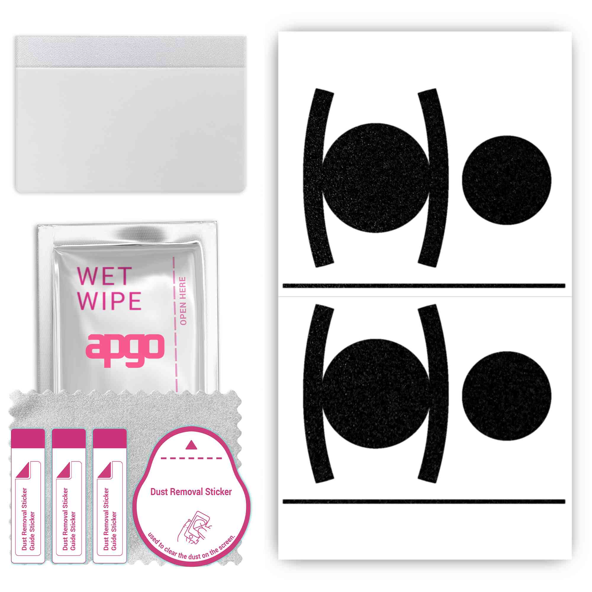 apgo Protective Skin Sticker for the back+sides compatible with Apple AirTag, Full Wrap Film, Foil, Vinyl - Pattern Matte Black
apgo Protective Skin Sticker for the back+sides compatible with Apple AirTag, Full Wrap Film, Foil, Vinyl - Pattern Matte Black