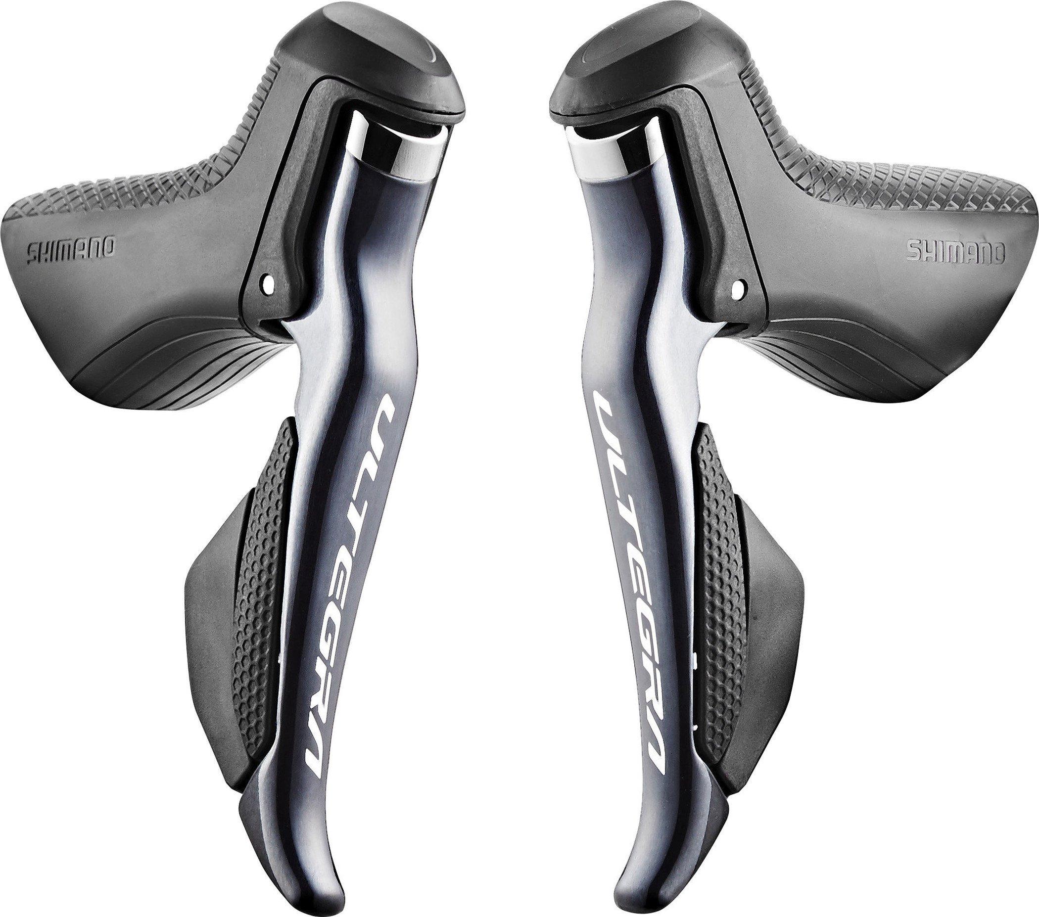 Shimano left and right lever includes 2 ports and 1 port for remote sprinter and brake cable ISTR8050PA ST-R8050 set, E-tube shifter, чёрный
Shimano left and right lever includes 2 ports and 1 port for remote sprinter and brake cable ISTR8050PA ST-R8050 set, E-tube shifter, чёрный