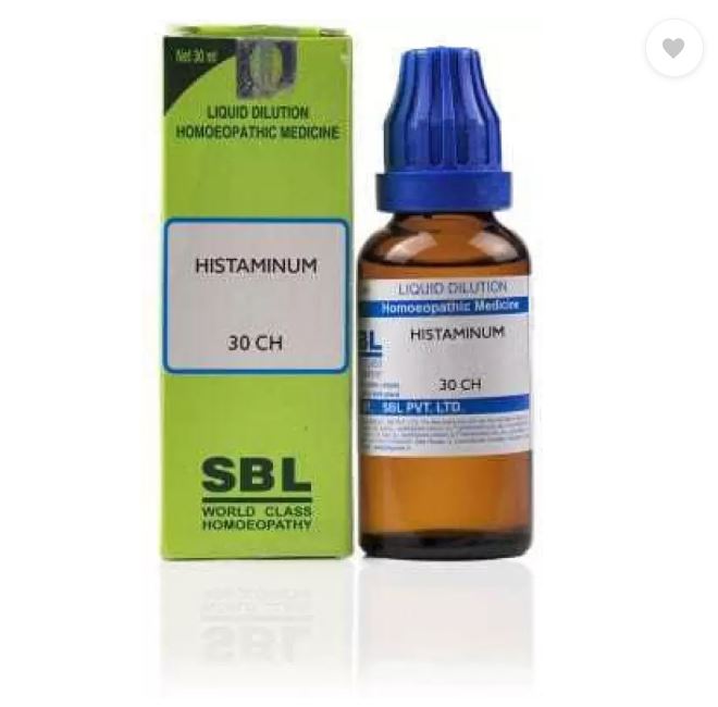 SBL Histaminum Dilution 30 CH 30 мл
SBL Histaminum Dilution 30 CH 30 мл