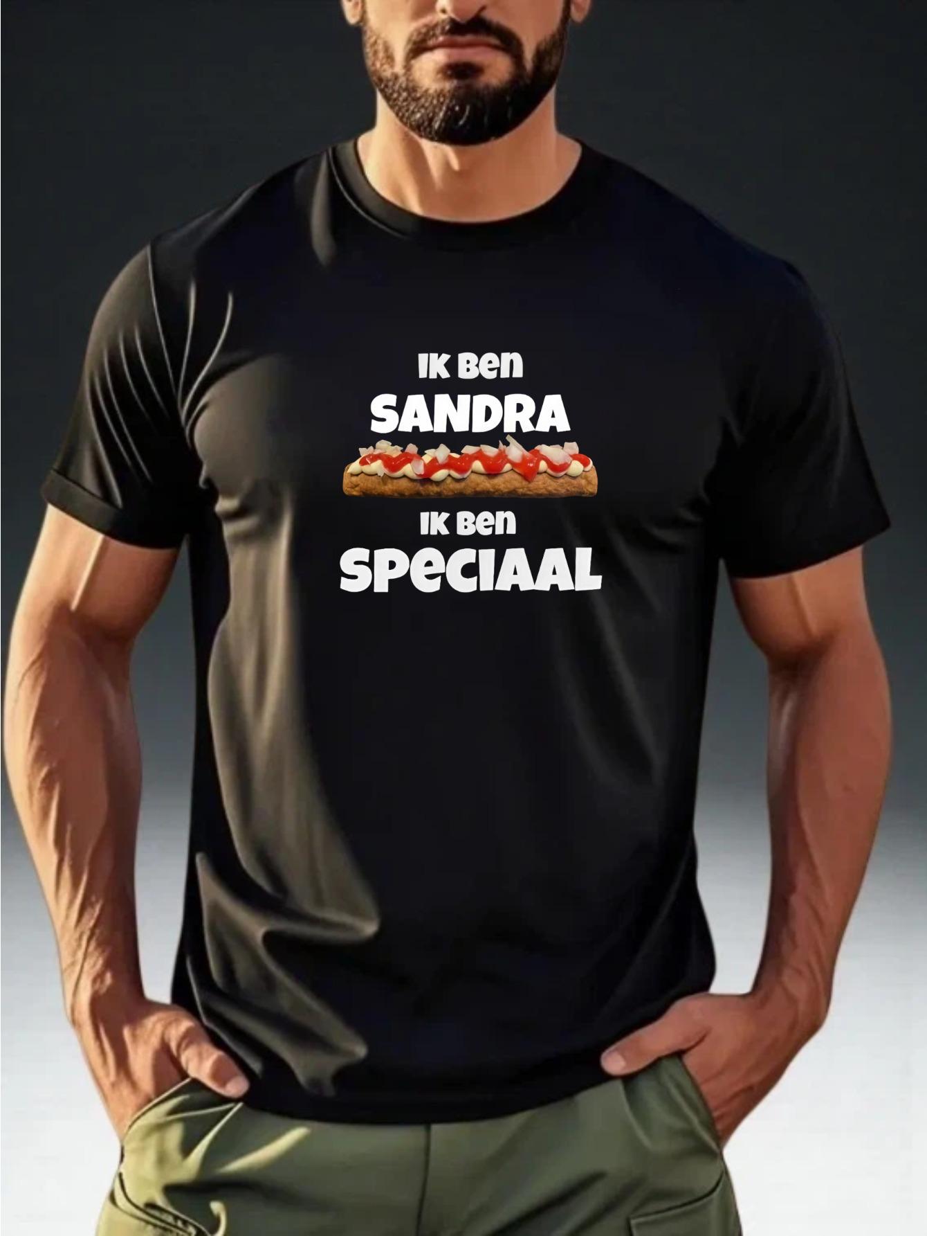 Men S Short-Sleeve T-Shirt Featuring The Slogan I Am SANDRA I Am SPECIAL Along with Dutch Snack Prints L
Men S Short-Sleeve T-Shirt Featuring The Slogan I Am SANDRA I Am SPECIAL Along with Dutch Snack Prints L