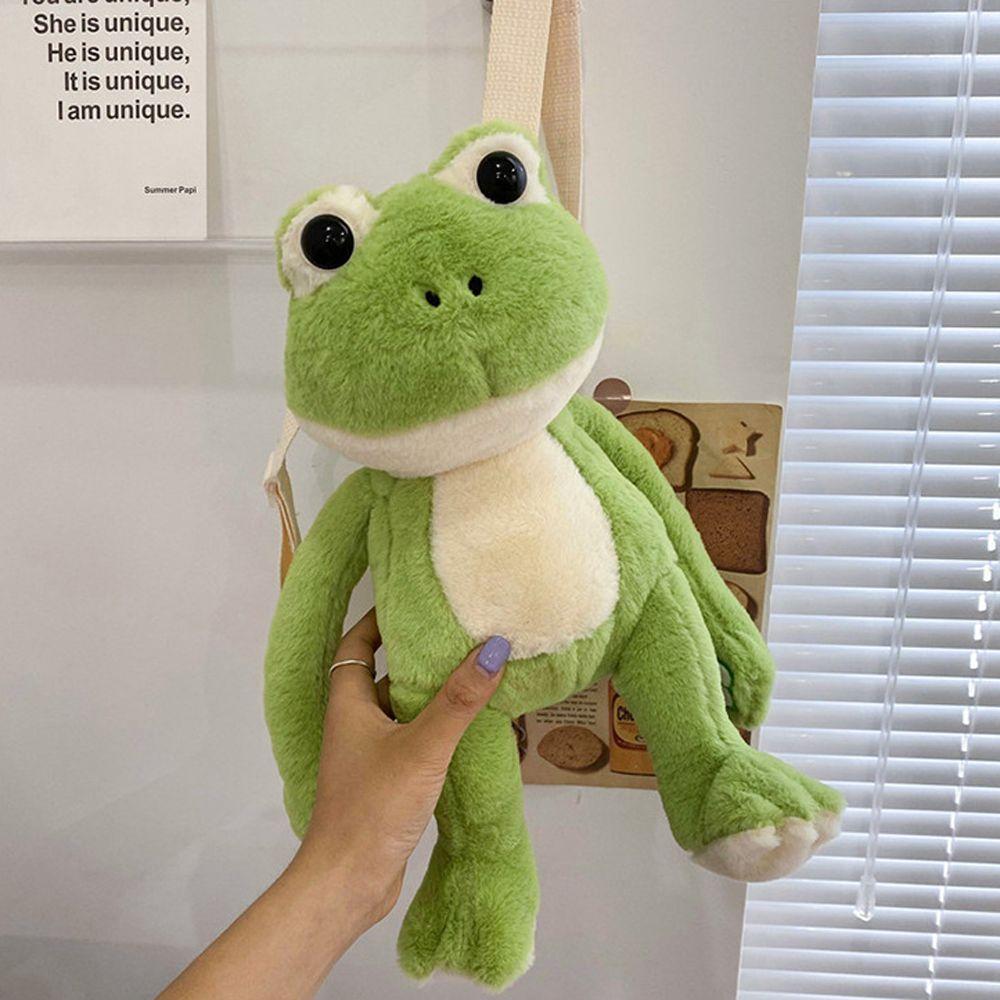 Little Frog Doll Schoolbag Panda Girl Heart Furry Bag Fashion Plush Cartoon Backpack Student
Little Frog Doll Schoolbag Panda Girl Heart Furry Bag Fashion Plush Cartoon Backpack Student