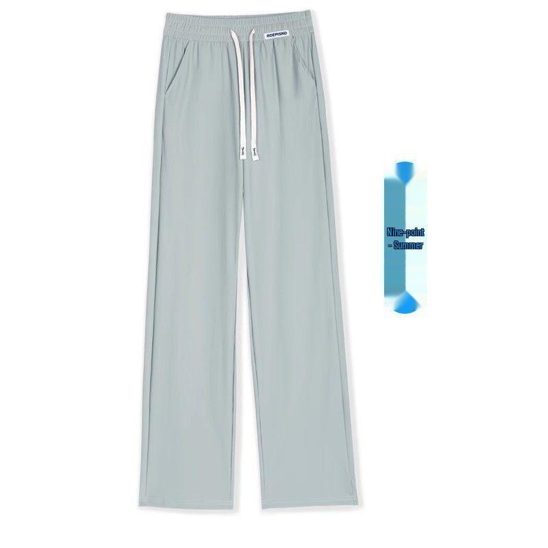 Ice Silk Wide Leg Women s Summer Pants - 2025 New Style, Lightweight, Draped Nine-Point Trousers M
Ice Silk Wide Leg Women s Summer Pants - 2025 New Style, Lightweight, Draped Nine-Point Trousers M