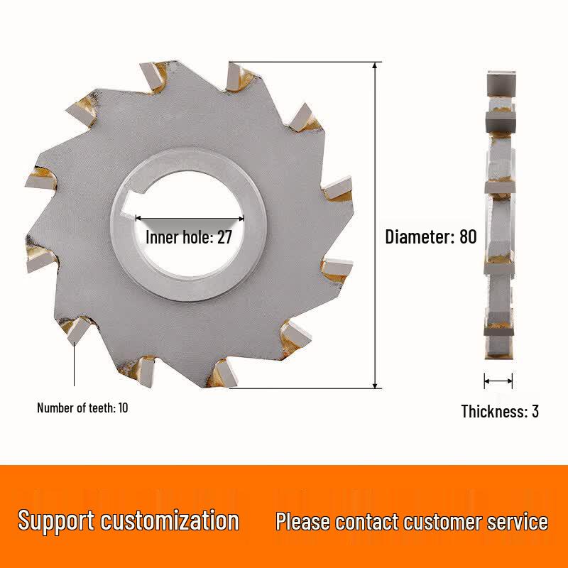 Carbide Three-Sided Disc Milling Cutter
Carbide Three-Sided Disc Milling Cutter