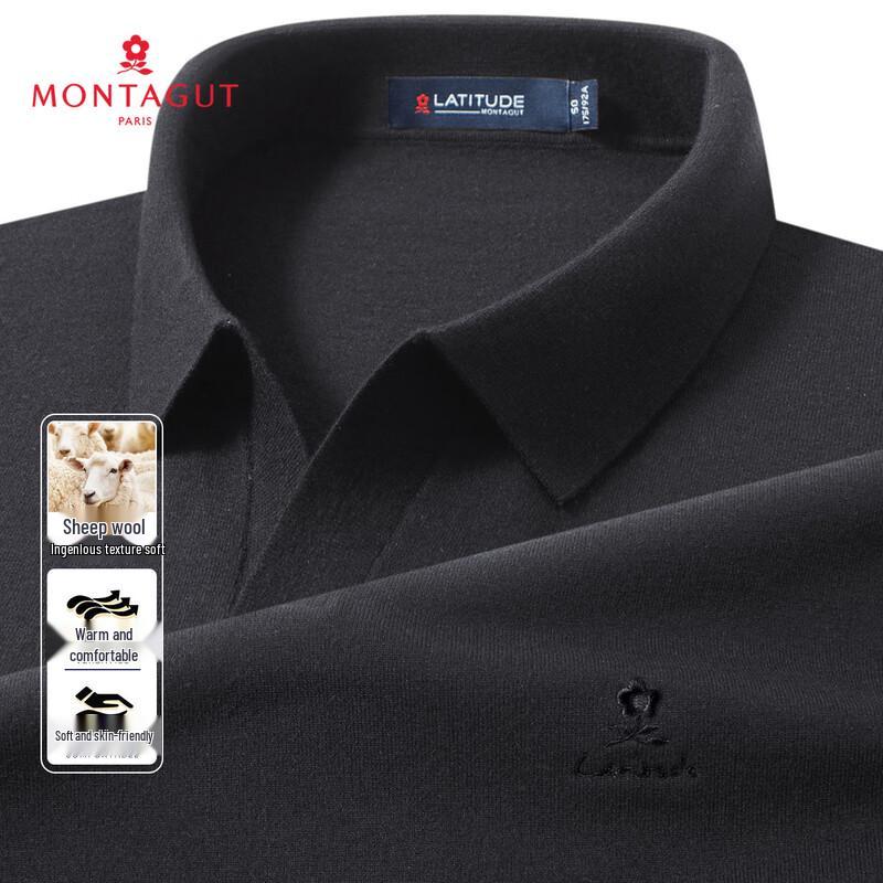 MONTAGUT Men s Merino Wool Blend Embroidered Sweater XL
MONTAGUT Men s Merino Wool Blend Embroidered Sweater XL