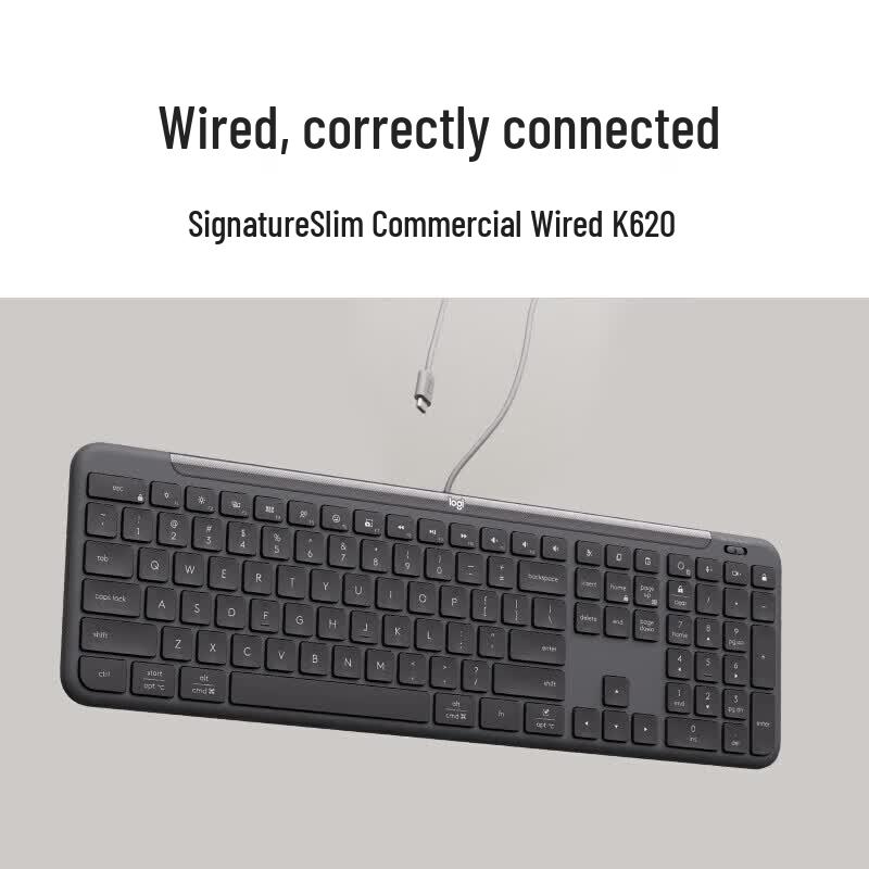 Logitech K620 Wired Office Keyboard
Logitech K620 Wired Office Keyboard