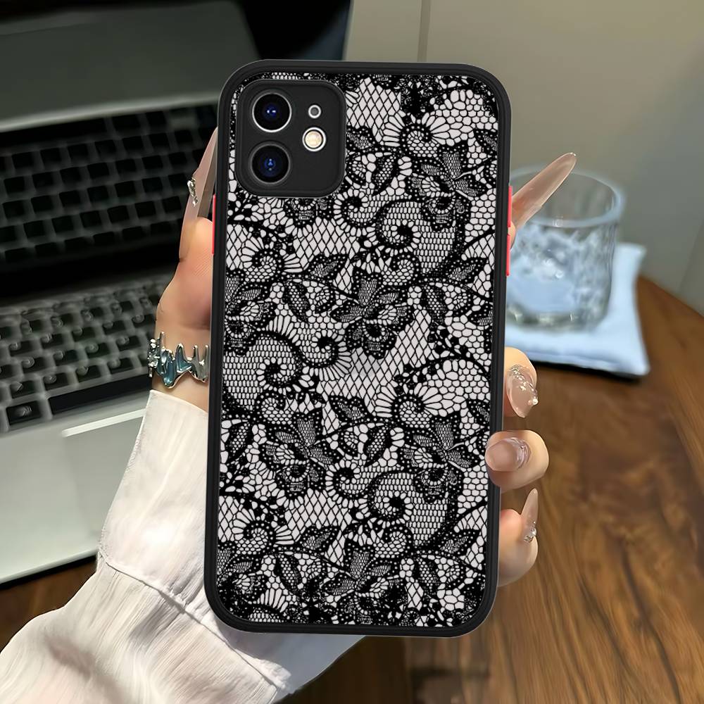 Lace Style Cool Girl For iPhone 11 12 13 14 15 16 Pro Max Plus Matte Translucent Phone Cover iphone 16
Lace Style Cool Girl For iPhone 11 12 13 14 15 16 Pro Max Plus Matte Translucent Phone Cover iphone 16