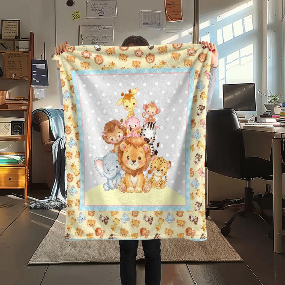 1Pc Cute Animal Cartoon Print Flannel Blanket High Quality Warm Comfortable Cover for All Seasons Perfect for Gifts Home Decor 80cm x 120cm
1Pc Cute Animal Cartoon Print Flannel Blanket High Quality Warm Comfortable Cover for All Seasons Perfect for Gifts Home Decor 80cm x 120cm