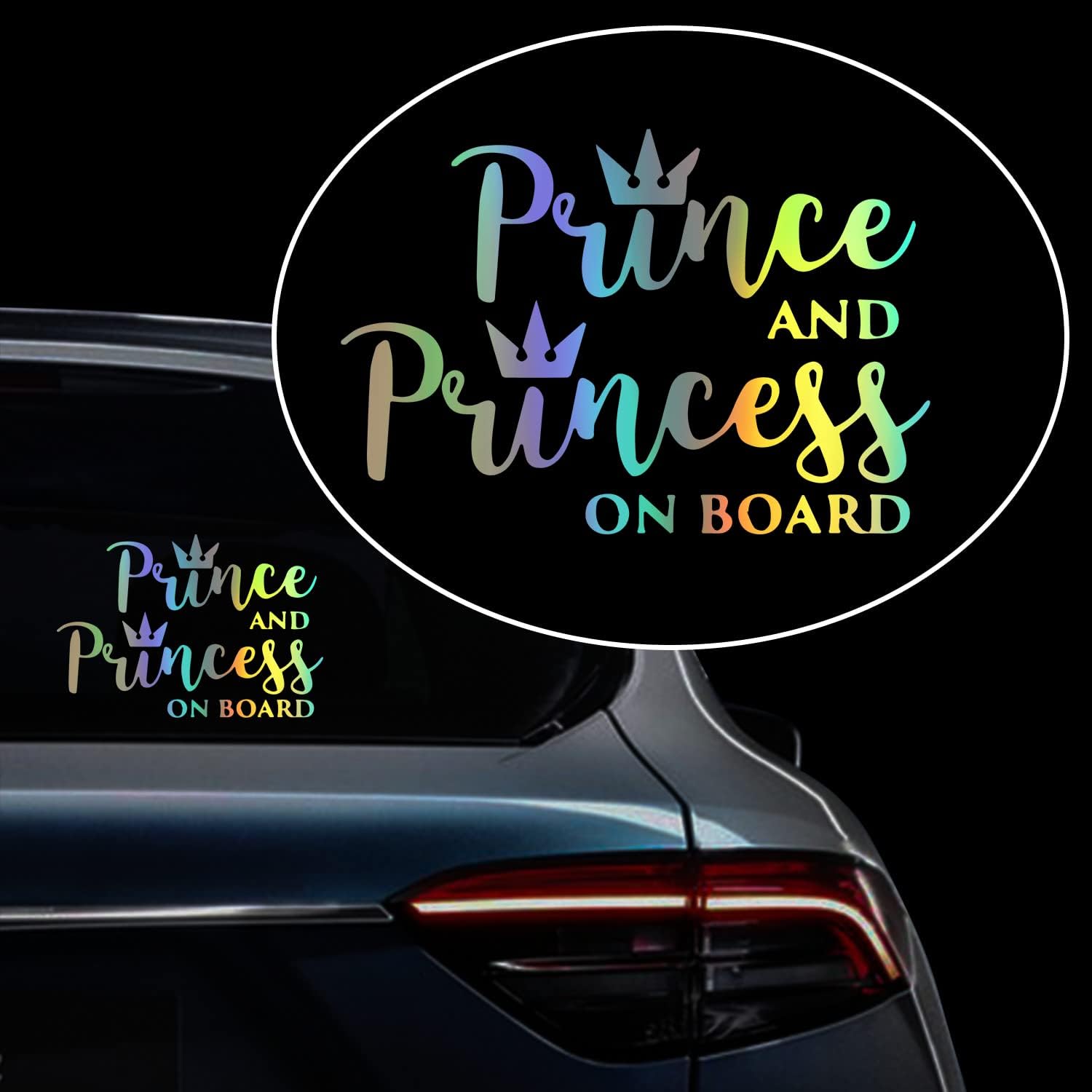 2pcs Prince and Princess on Board Car Sticker Baby on Board Car Window Bumper Decal Waterproof Vinyl Car Sticker Safety Warning Decal Kids on Board рожевий
2pcs Prince and Princess on Board Car Sticker Baby on Board Car Window Bumper Decal Waterproof Vinyl Car Sticker Safety Warning Decal Kids on Board рожевий