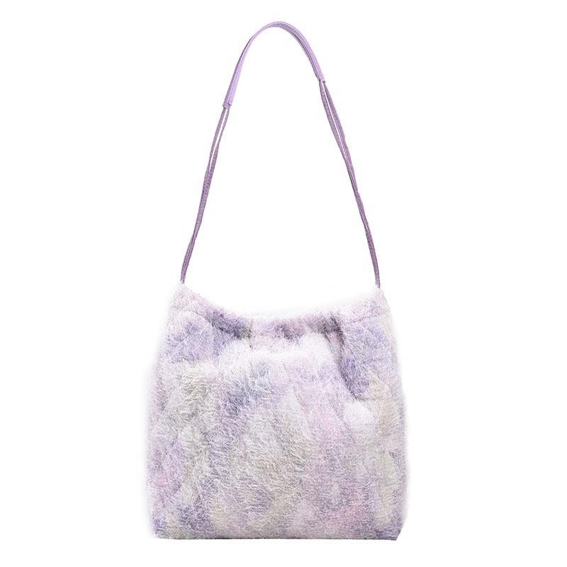 Internet Celebrity Hit Large-capacity Tote Bag Cute All-matching Gradient Plush Commuting Single-shoulder Diagonal Drawstring фіолетовий
Internet Celebrity Hit Large-capacity Tote Bag Cute All-matching Gradient Plush Commuting Single-shoulder Diagonal Drawstring фіолетовий