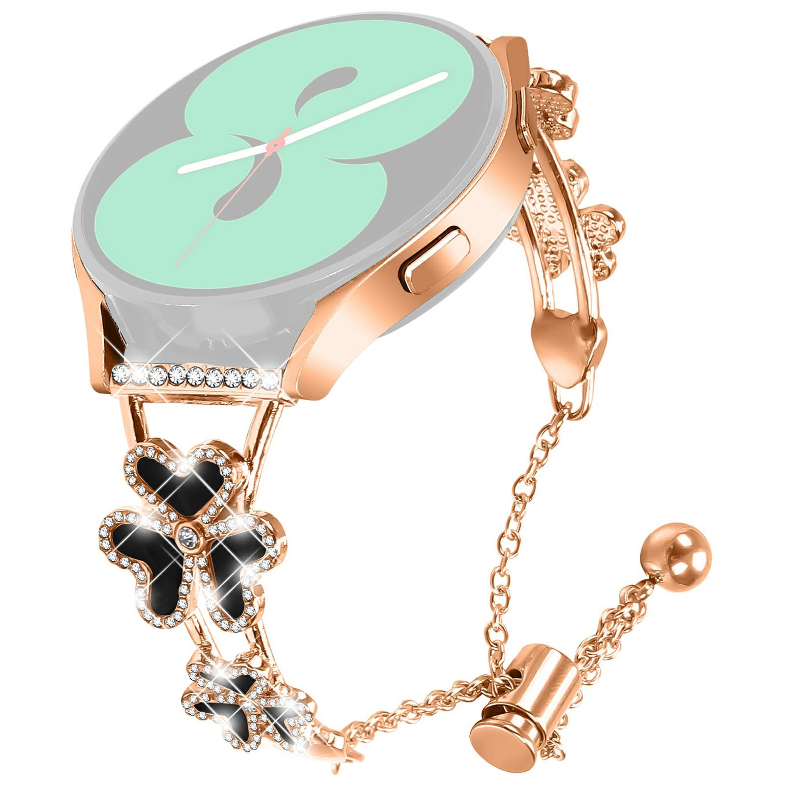 Metal Band Heart Clover Decor For Samsung Galaxy Watch Active Watch Strap Replacement Rose Gold
Metal Band Heart Clover Decor For Samsung Galaxy Watch Active Watch Strap Replacement Rose Gold