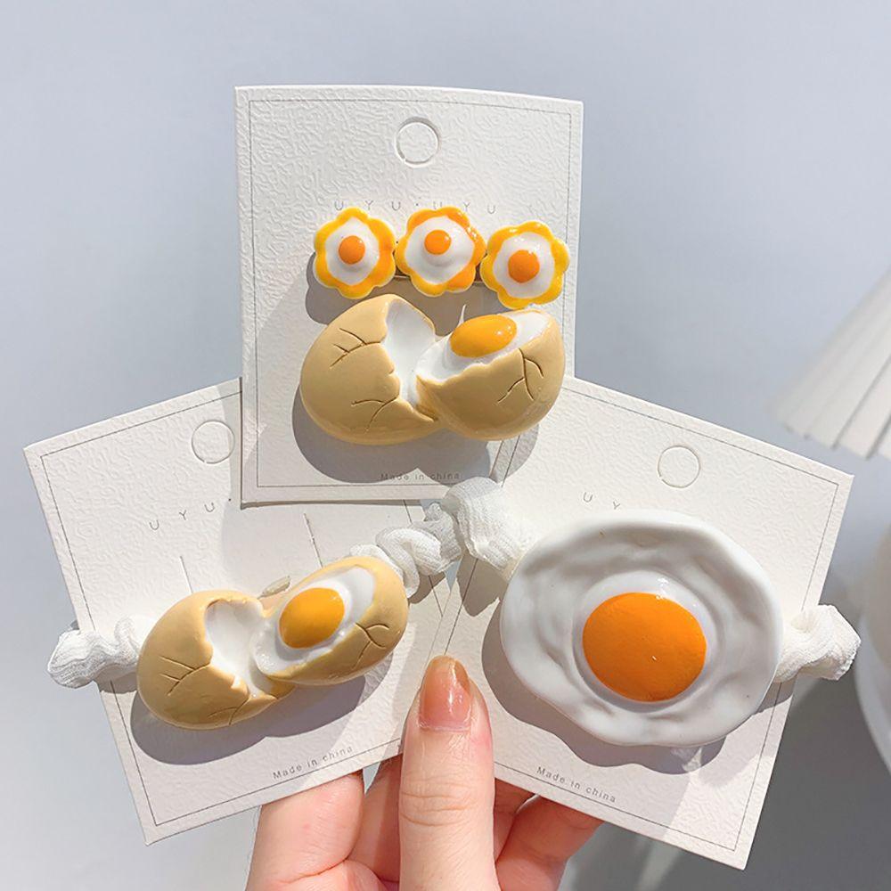 Clip Cartoon Lovely Korean Style Scrunchies Women Hair Clip Hair Accessories Poached Egg Hairpins
Clip Cartoon Lovely Korean Style Scrunchies Women Hair Clip Hair Accessories Poached Egg Hairpins