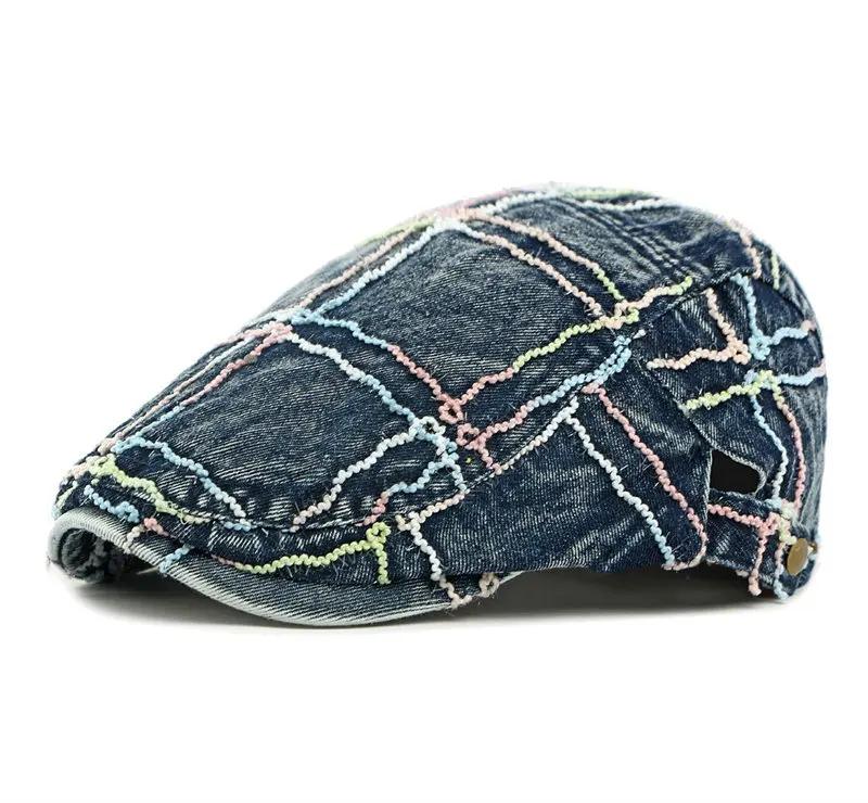 Spring and Summer Cotton Print Print Newsboy Caps Flat Cap Men and Women Painter Beret Hats 184 55-60cm adjustable
Spring and Summer Cotton Print Print Newsboy Caps Flat Cap Men and Women Painter Beret Hats 184 55-60cm adjustable