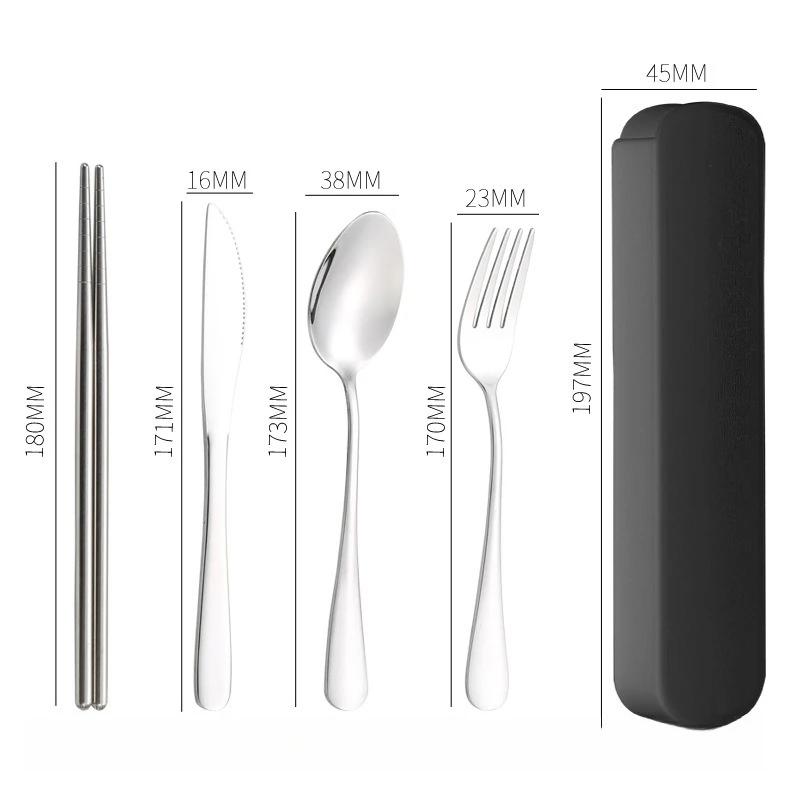 5Pcs/Set Travel Camping Cutlery Set Portable Tableware Stainless Steel Chopsticks Spoon Fork Steak Knife with Storage Case чёрный
5Pcs/Set Travel Camping Cutlery Set Portable Tableware Stainless Steel Chopsticks Spoon Fork Steak Knife with Storage Case чёрный