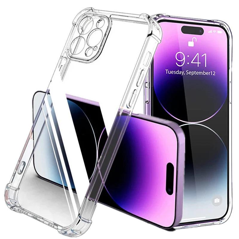 iPhone 16, 17 Pro Max Anti-Drop Transparent Airbag Case, Apple 15, 12, 11 Silicone Soft Case iPhone X/XS
iPhone 16, 17 Pro Max Anti-Drop Transparent Airbag Case, Apple 15, 12, 11 Silicone Soft Case iPhone X/XS