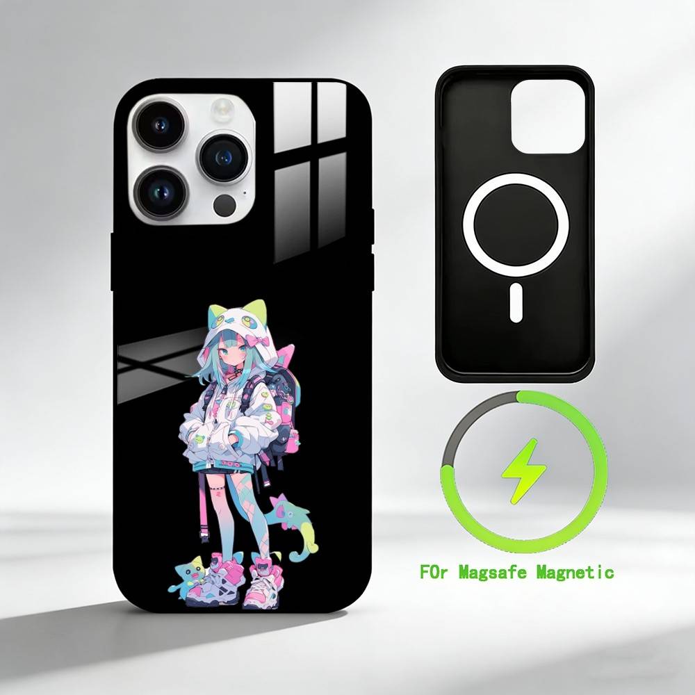 Q-Q version of little girl Phone Case For iPhone 17 16 15 14 13 12 Pro Max Plus for Mirror Wireless Magnetic Cover iPhone13PROMAX
Q-Q version of little girl Phone Case For iPhone 17 16 15 14 13 12 Pro Max Plus for Mirror Wireless Magnetic Cover iPhone13PROMAX