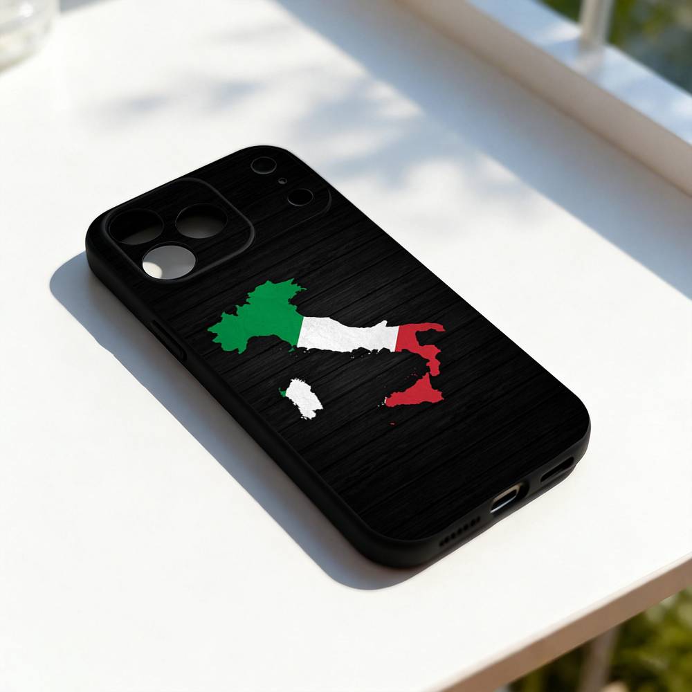 Italy Flag Map Phone Case For iPhone 17,16,15,14,13,12,11,Pro,Max,Plus,E,SE4,Air,Mini Black Soft Cover iPhone15promax
Italy Flag Map Phone Case For iPhone 17,16,15,14,13,12,11,Pro,Max,Plus,E,SE4,Air,Mini Black Soft Cover iPhone15promax
