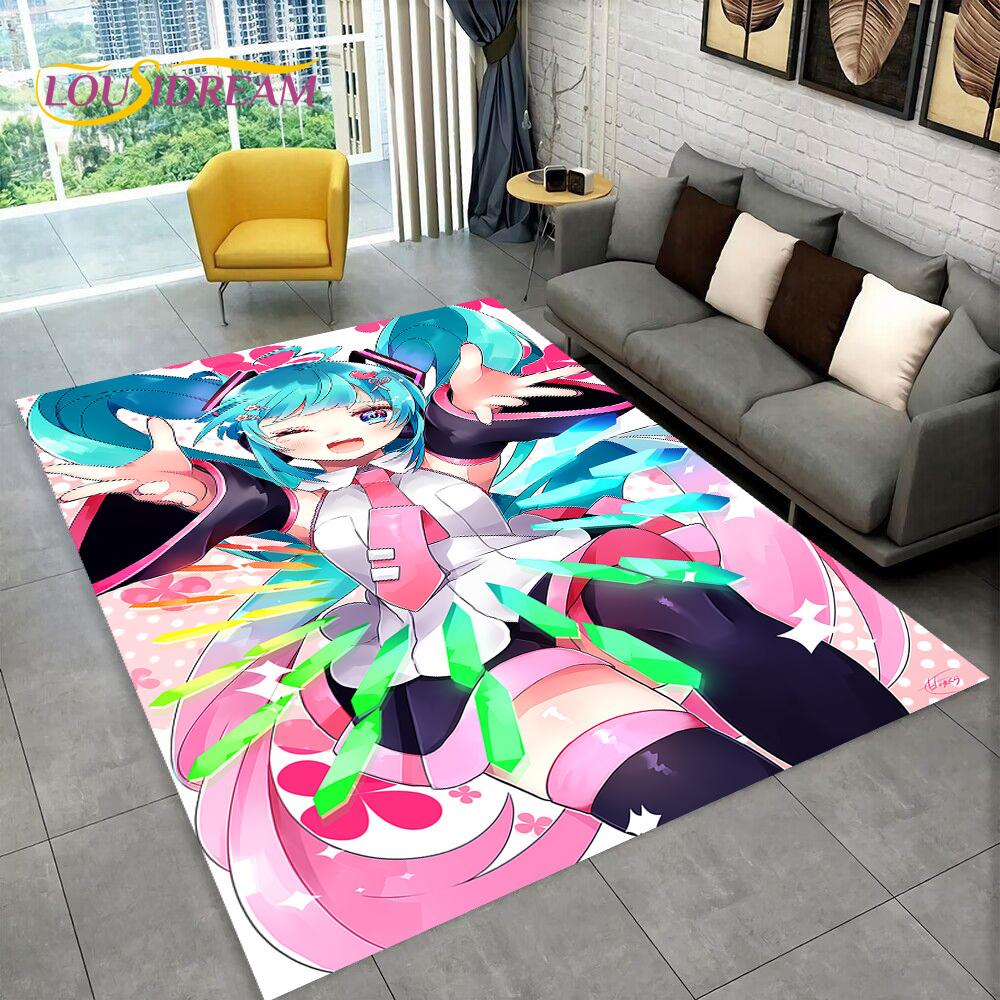 Cute Cartoon Music Characters Miku Rug Carpet for Living Room Bedroom Home Decor,Floor Mat Non-slip Decoration for Sofa Doormat 40x60cm( 15x23in )
Cute Cartoon Music Characters Miku Rug Carpet for Living Room Bedroom Home Decor,Floor Mat Non-slip Decoration for Sofa Doormat 40x60cm( 15x23in )