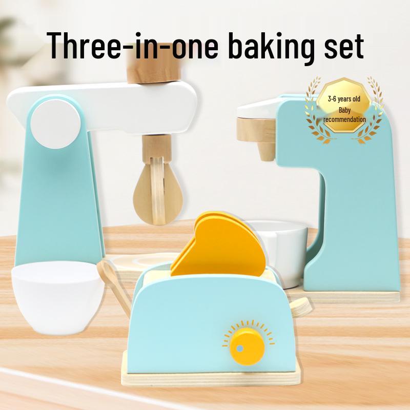 3-in-1 Wooden Kids Pretend Play Kitchen Baking Set: Creative & Fun Toy for Cultivating Interest
3-in-1 Wooden Kids Pretend Play Kitchen Baking Set: Creative & Fun Toy for Cultivating Interest
