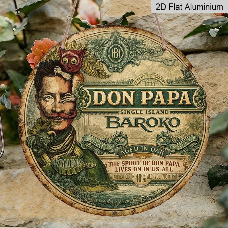 2D Flat Aluminum 7.87 Inch X 7.87 Inch Rum-themed Welcome Sign Wall Decoration, Vintage Style. Suitable for Cafes, Living Rooms, Kitchens, Bars 1pc
2D Flat Aluminum 7.87 Inch X 7.87 Inch Rum-themed Welcome Sign Wall Decoration, Vintage Style. Suitable for Cafes, Living Rooms, Kitchens, Bars 1pc
