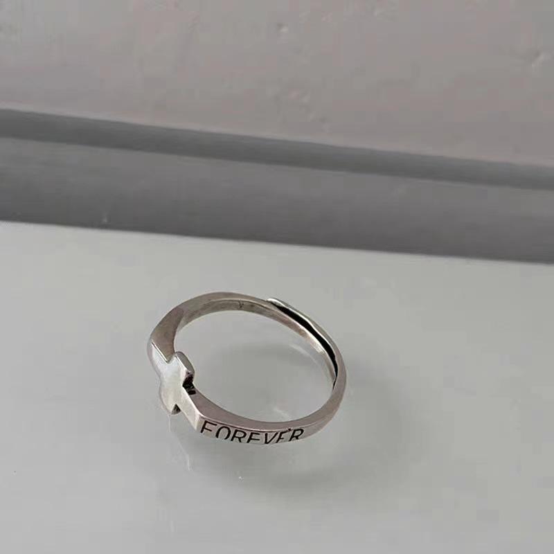Tide 925 Sterling Silver Cross Letter Ring: Women s Versatile Simple Open Index Finger Ring
Tide 925 Sterling Silver Cross Letter Ring: Women s Versatile Simple Open Index Finger Ring