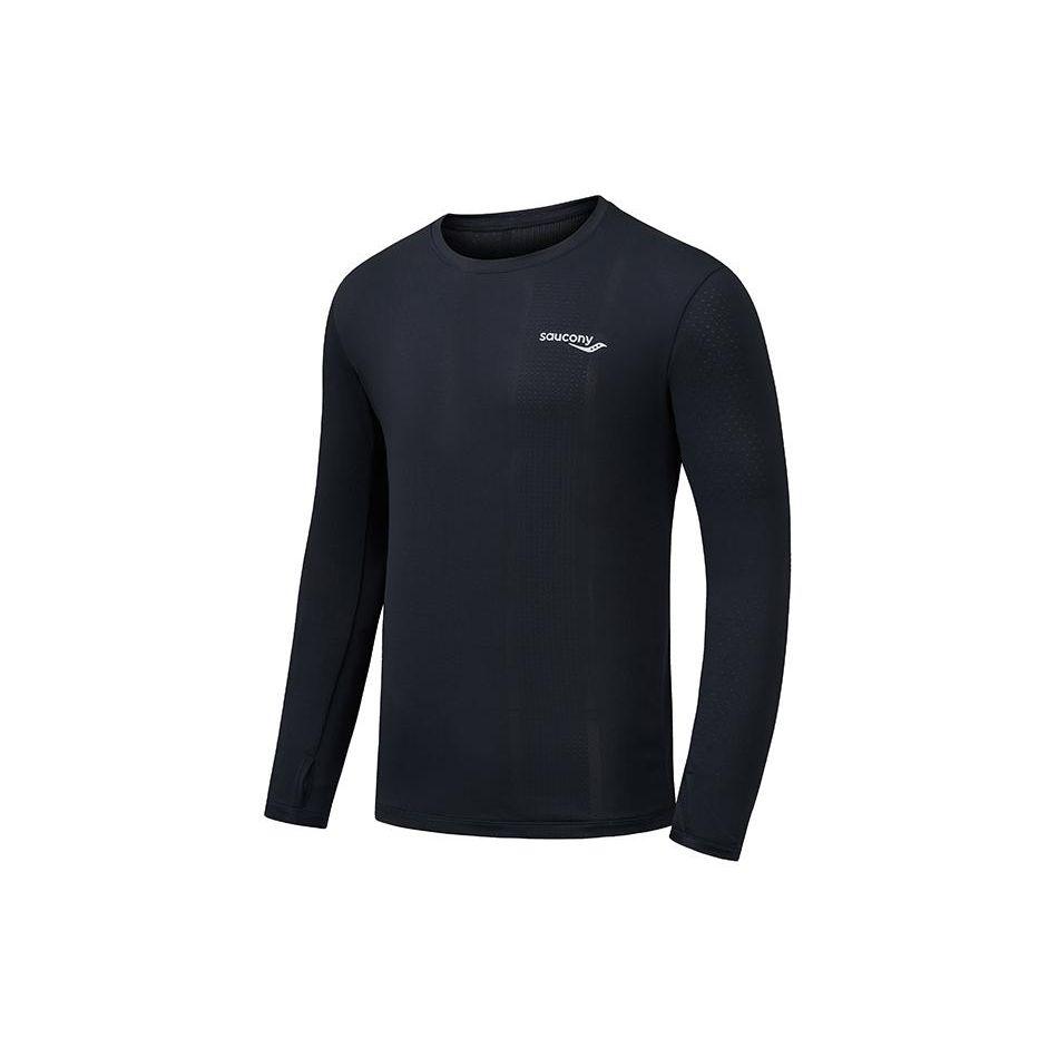 Saucony Logo Moisture-Wicking Breathable Running Knit Crew Neck Long Sleeve T-Shirt Men Tops Black SC2249047B-PR112 M
Saucony Logo Moisture-Wicking Breathable Running Knit Crew Neck Long Sleeve T-Shirt Men Tops Black SC2249047B-PR112 M