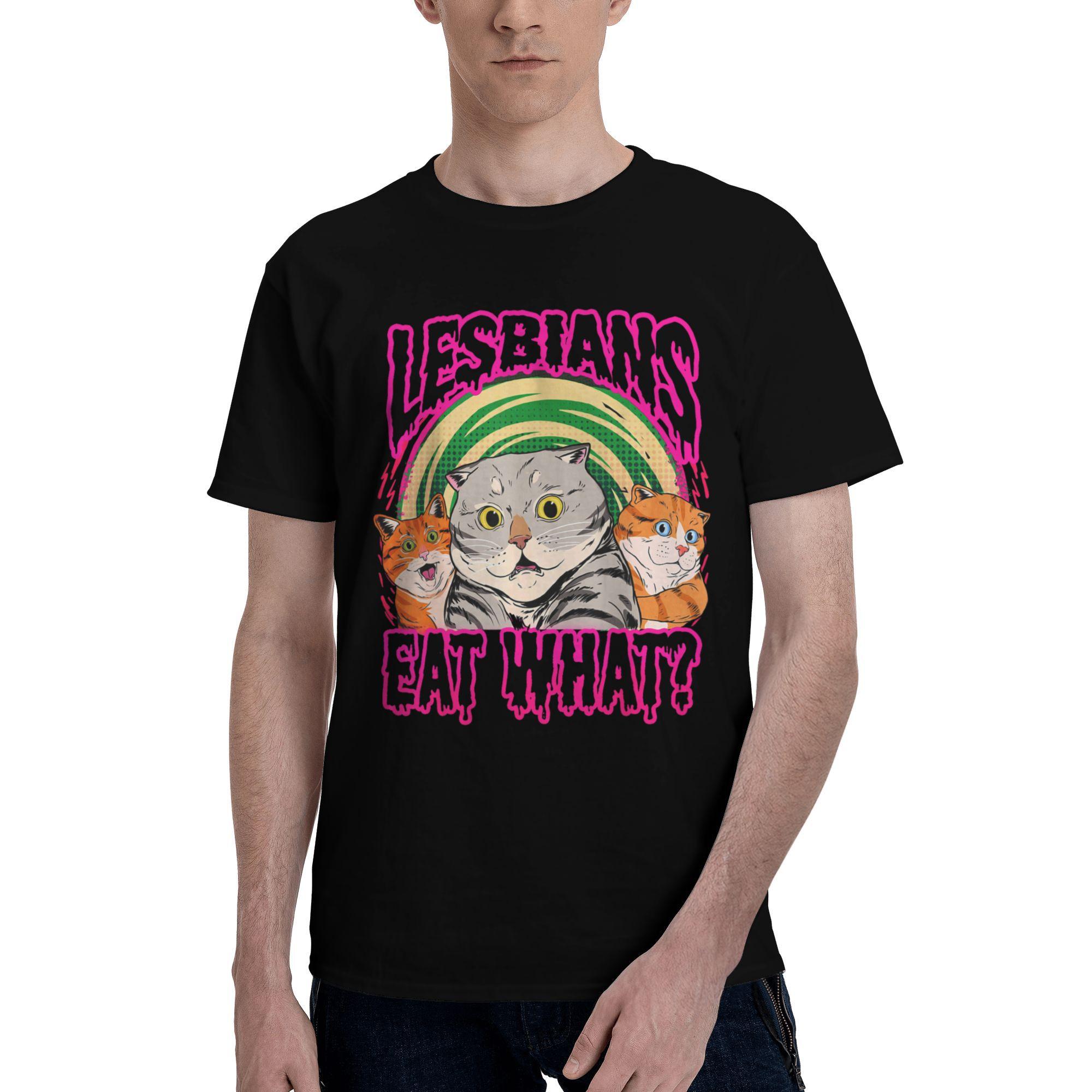 Lesbians Eat What Funny Cats Love Cute Men T Shirts Casual Tees Short Sleeve Crewneck T-Shirt Cotton Gift Idea Clothing XXXXXL бордовий
Lesbians Eat What Funny Cats Love Cute Men T Shirts Casual Tees Short Sleeve Crewneck T-Shirt Cotton Gift Idea Clothing XXXXXL бордовий