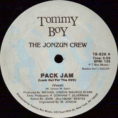12inch Record JONZUN CREW Pack Jam Look Out For The OVC TB826 Tommy Boy 1982 US Rap HipHopRB Used
12inch Record JONZUN CREW Pack Jam Look Out For The OVC TB826 Tommy Boy 1982 US Rap HipHopRB Used