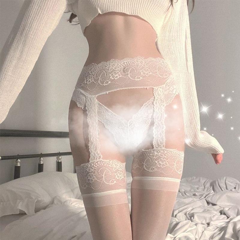Sexy sexy suspender stockings female temptation free one-piece socks lace knee long tube ultra-thin stockings Average size 80-70kg
Sexy sexy suspender stockings female temptation free one-piece socks lace knee long tube ultra-thin stockings Average size 80-70kg