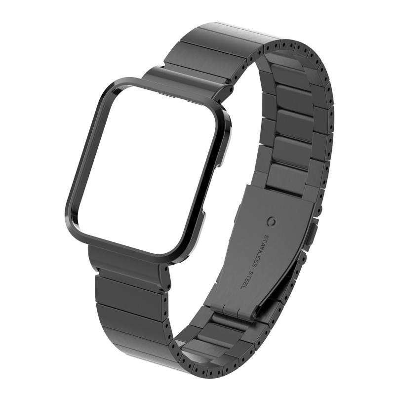 Fit for Redmi Watch 2 Bracelet Stainless Band Adjustable Sports Metal Wristband+Bezel for Case Bamboo Knot Strap 1 чорний
Fit for Redmi Watch 2 Bracelet Stainless Band Adjustable Sports Metal Wristband+Bezel for Case Bamboo Knot Strap 1 чорний
