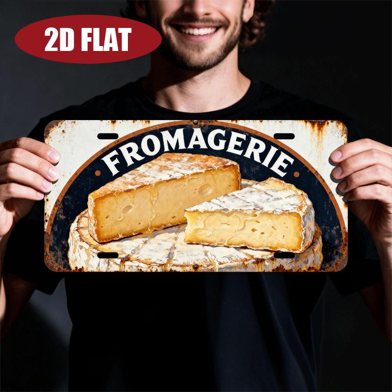 D Flat pc Decorative Plaque xcm Fromagerie Theme Aluminum License Plate France Cheese Gourmet Food Metal Sign for Ba 15x30cm(5.9x7.8inch)
D Flat pc Decorative Plaque xcm Fromagerie Theme Aluminum License Plate France Cheese Gourmet Food Metal Sign for Ba 15x30cm(5.9x7.8inch)