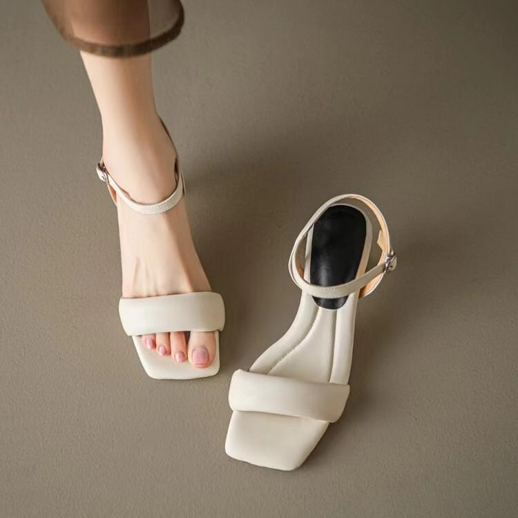 Модный темперамент Французская женская обувь лето новый стиль цельнокроеный каблук модные универсальные сандалии с квадратным носком женские комфортные туфли 38
Модный темперамент Французская женская обувь лето новый стиль цельнокроеный каблук модные универсальные сандалии с квадратным носком женские комфортные туфли 38