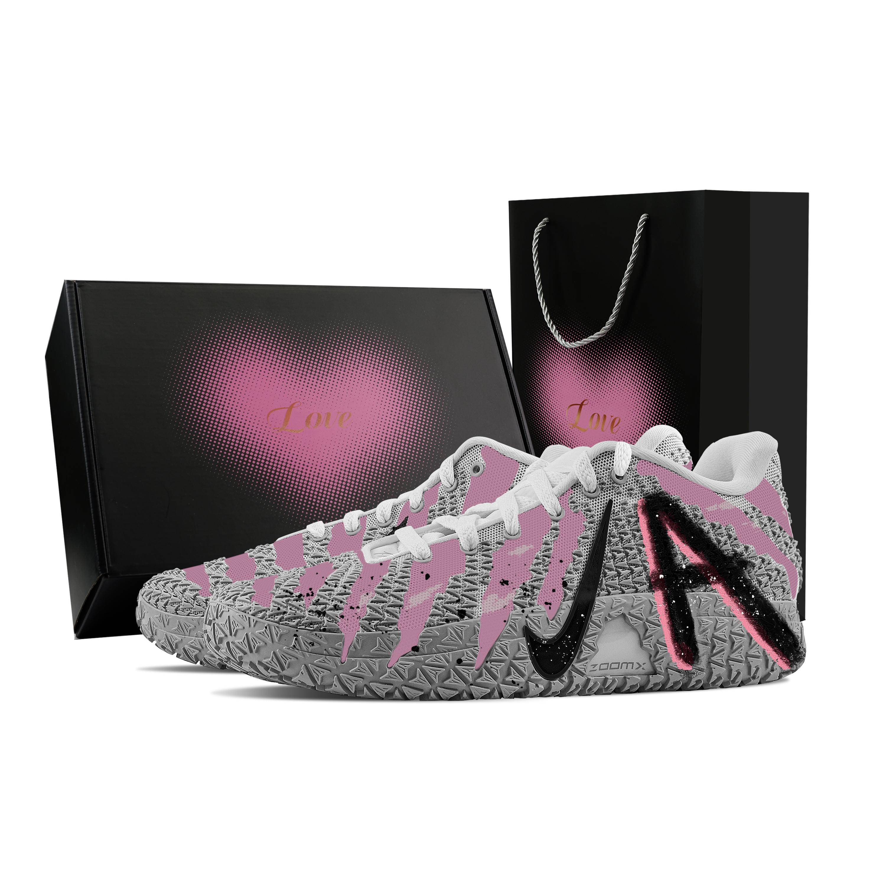 Nike Ja Morant 3 Active Bubbles, Heart Box Abrasion Resistant Low top Basketball Shoes Unisex Pink Black Gray HF2794-100(Team773--) 46
Nike Ja Morant 3 Active Bubbles, Heart Box Abrasion Resistant Low top Basketball Shoes Unisex Pink Black Gray HF2794-100(Team773--) 46