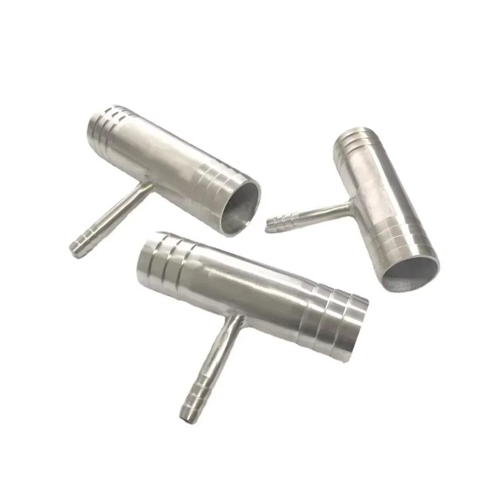 6 8 10 12 14 16 19 20 25 32 38-51mm Hose Barb Reducer Tee 3 Ways Splitter 304 Stainless Steel Hosetail Connector Coupler Fitting 10-6-10mm
6 8 10 12 14 16 19 20 25 32 38-51mm Hose Barb Reducer Tee 3 Ways Splitter 304 Stainless Steel Hosetail Connector Coupler Fitting 10-6-10mm