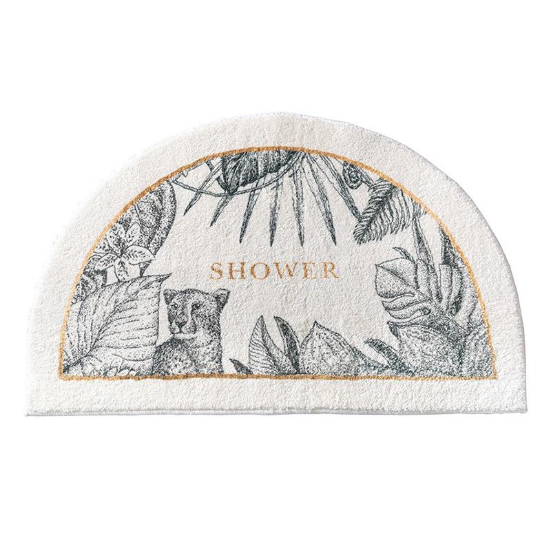 Полукруглая водопоглощающая подставка для ванной комнаты, подставка для ног, дверь туалета, нескользящий бытовой портал, ковер, напольный коврик для унитаза, ванная комната
Полукруглая водопоглощающая подставка для ванной комнаты, подставка для ног, дверь туалета, нескользящий бытовой портал, ковер, напольный коврик для унитаза, ванная комната