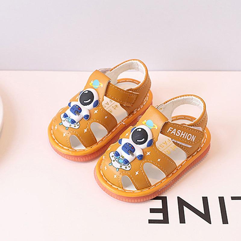 Baby Closed-Toe Sandals for Spring and Summer, Unisex Toddler Infant Walking Squeaky Shoes for Girls and Boys, Soft-Soled. 19
Baby Closed-Toe Sandals for Spring and Summer, Unisex Toddler Infant Walking Squeaky Shoes for Girls and Boys, Soft-Soled. 19