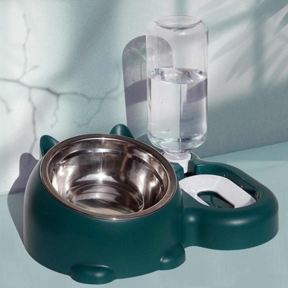 Cat Bowl Tilted Type Kitten Food Dish Drinking Water 2-in-1 Detachable Clean Pet Feeder Bowl Double Bowl Design Pets Accessories
Cat Bowl Tilted Type Kitten Food Dish Drinking Water 2-in-1 Detachable Clean Pet Feeder Bowl Double Bowl Design Pets Accessories