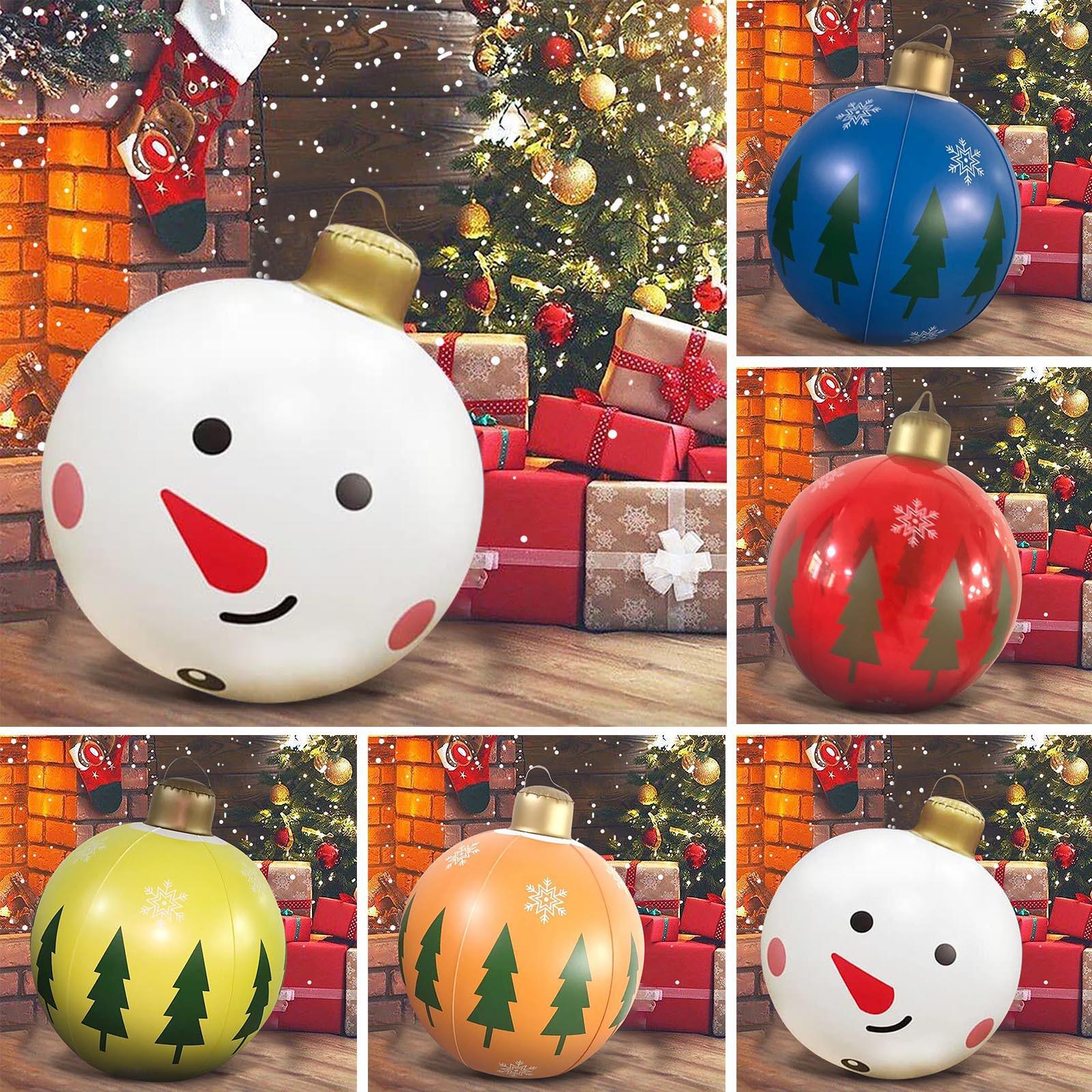 Christmas Decors Ball 23.6 Inch Decoration Ball Outdoor Christmas PVC Inflatable Decorated Ball For Home Christmas Decor
Christmas Decors Ball 23.6 Inch Decoration Ball Outdoor Christmas PVC Inflatable Decorated Ball For Home Christmas Decor