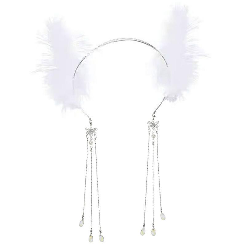 Feather Headpiece Furry Headband White Feather Headwear with Tassel Plush Hair Hoop Hair Accessories for Girls 1 белый
Feather Headpiece Furry Headband White Feather Headwear with Tassel Plush Hair Hoop Hair Accessories for Girls 1 белый
