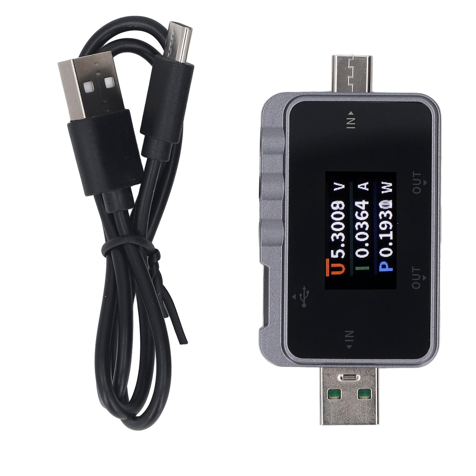 USB Тестер 5 Набір Зберігання Даних Динамічний Моніторинг USB A Type C Напруга Струм Потужність Мультиметр 4-24В
USB Тестер 5 Набір Зберігання Даних Динамічний Моніторинг USB A Type C Напруга Струм Потужність Мультиметр 4-24В