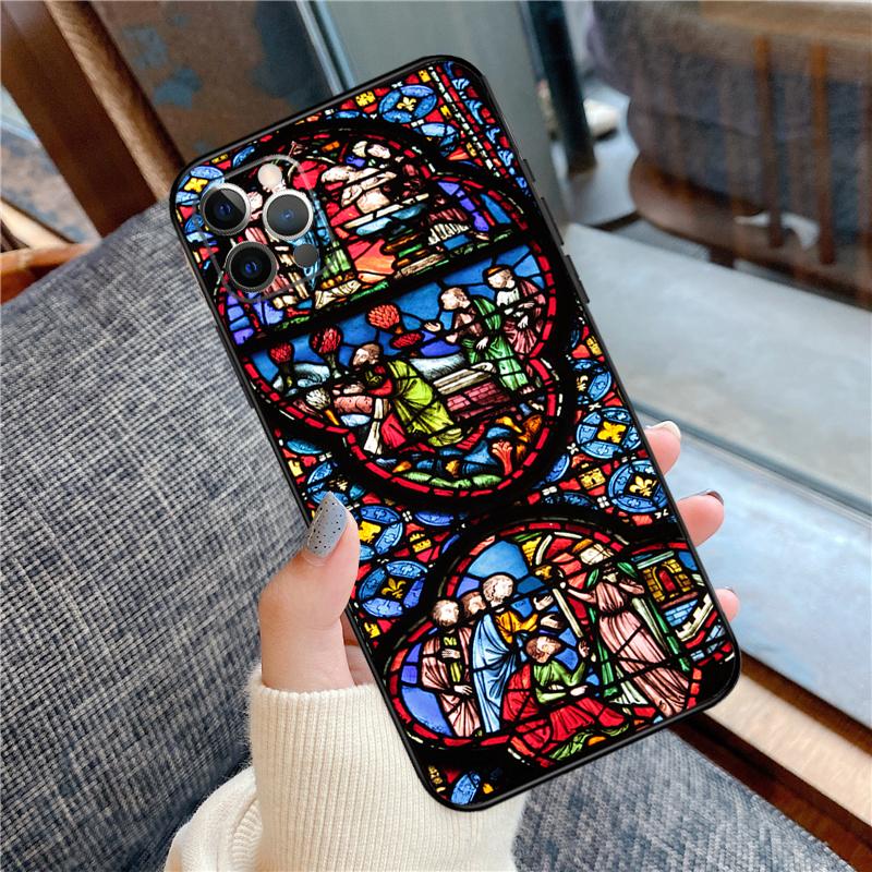 church gothic Sainte-Chapelle Stained glass Phone Case For iPhone 17 Pro Max 17Pro 17 Air Silicone Cover Capa iPhone 17Pro MAX
church gothic Sainte-Chapelle Stained glass Phone Case For iPhone 17 Pro Max 17Pro 17 Air Silicone Cover Capa iPhone 17Pro MAX