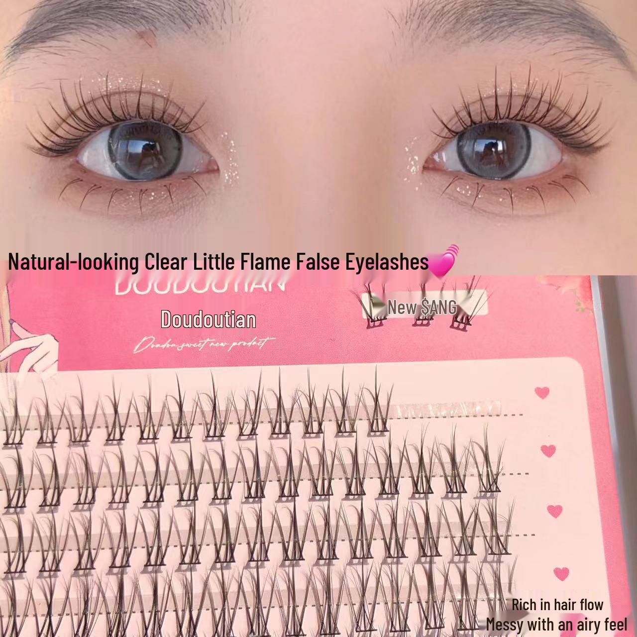 Doudou Sweet Spark Eyelashes - Thai Fairy Natural, Single Cluster, Segmented Upper Eyelashes Mixed Set.
Doudou Sweet Spark Eyelashes - Thai Fairy Natural, Single Cluster, Segmented Upper Eyelashes Mixed Set.