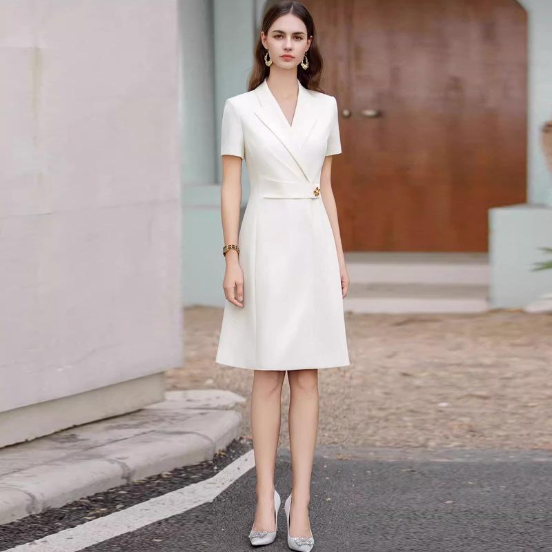 Women s Professional White Summer Dress - Short Sleeve & Waist-Slimming Design for Office Wear XXL
Women s Professional White Summer Dress - Short Sleeve & Waist-Slimming Design for Office Wear XXL