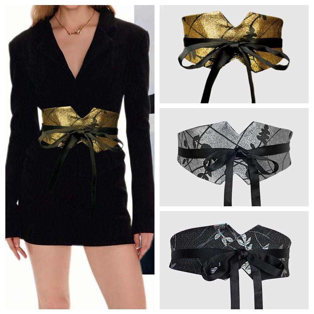 Adjustable Chinese Wide Belt Printed Retro Jacquard Waistband Hanfu Cummerbunds Waist Seal срібний
Adjustable Chinese Wide Belt Printed Retro Jacquard Waistband Hanfu Cummerbunds Waist Seal срібний