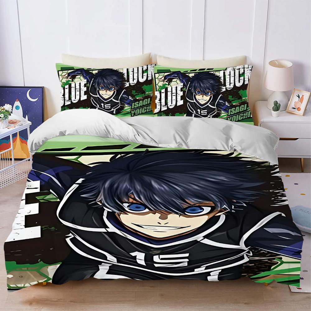 Blue Lock Nagi Seishiro Duvet Cover Set Soft Wash Bed 3 Piece Summer Comfortable Student Dormitory Home Baby Bedding Best seller (135x200cm)
Blue Lock Nagi Seishiro Duvet Cover Set Soft Wash Bed 3 Piece Summer Comfortable Student Dormitory Home Baby Bedding Best seller (135x200cm)