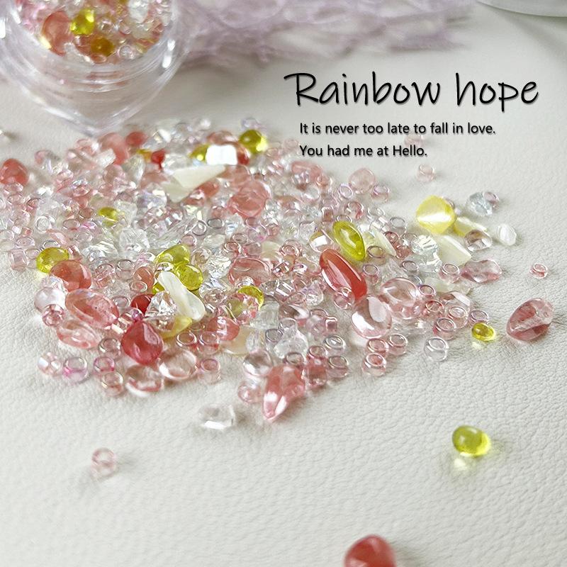 Welfare Mixed Nail Art Jewelry Natural Stone Gravel Diy Wear Nail Material Nail Decoration Material Pack
Welfare Mixed Nail Art Jewelry Natural Stone Gravel Diy Wear Nail Material Nail Decoration Material Pack