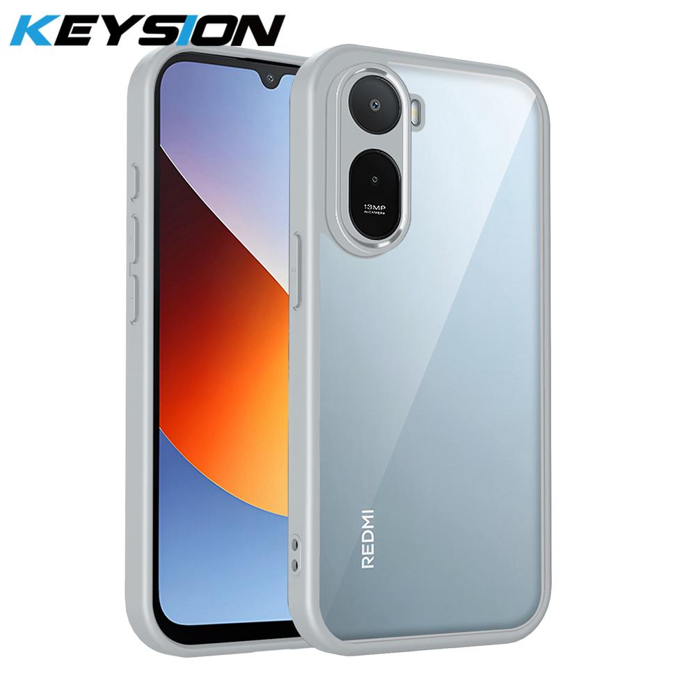 KEYSION Transparent Phone Case for Xiaomi Redmi A7 Pro Soft Silicone+PC HD Clear Shockproof Phone Back Cover for Redmi A7 Pro 4G for Redmi A7 Pro сірий
KEYSION Transparent Phone Case for Xiaomi Redmi A7 Pro Soft Silicone+PC HD Clear Shockproof Phone Back Cover for Redmi A7 Pro 4G for Redmi A7 Pro сірий