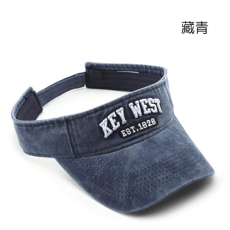 Empty top hat Outdoor sports travel Sunscreen sunshade Sun hat Washed topless hat Adjustable Темно-синій
Empty top hat Outdoor sports travel Sunscreen sunshade Sun hat Washed topless hat Adjustable Темно-синій