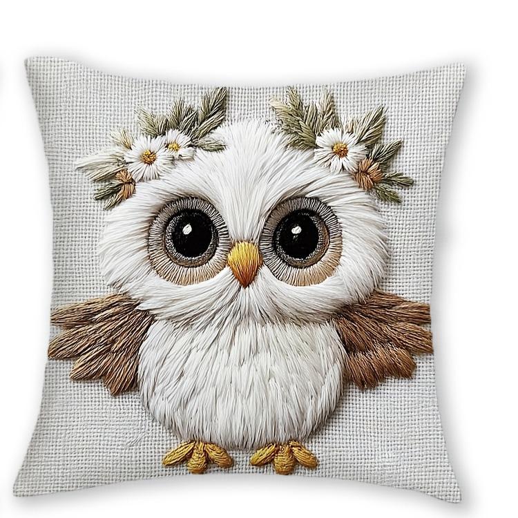 1/4pcs Cute Floral Owl Throw Pillow Covers 2D Flat Printed Farmhouse Soft Cushion Cases for Home Decor Cushion cover 45x45cm-1pcs
1/4pcs Cute Floral Owl Throw Pillow Covers 2D Flat Printed Farmhouse Soft Cushion Cases for Home Decor Cushion cover 45x45cm-1pcs