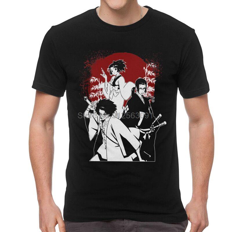 Samurai Champloo Футболка Мужская графическая футболка с коротким рукавом 100% хлопок Манга Аниме Mugen Fuu Jin Футболка Уникальный Tee Top
Samurai Champloo Футболка Мужская графическая футболка с коротким рукавом 100% хлопок Манга Аниме Mugen Fuu Jin Футболка Уникальный Tee Top