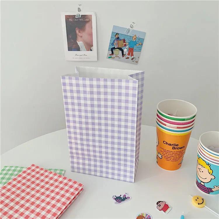 Colorful Plaid Kraft Paper Bag - Girl s Desktop Storage Gift Bag
Colorful Plaid Kraft Paper Bag - Girl s Desktop Storage Gift Bag